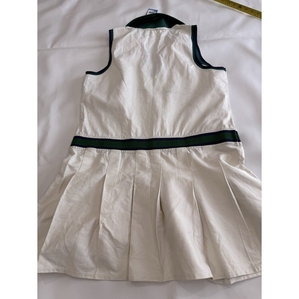 Prince Pickleball Women's Collared Pleated Dress White Green Size L - Picture 9 of 10